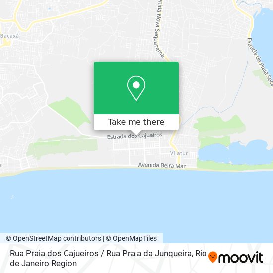 Mapa Rua Praia dos Cajueiros / Rua Praia da Junqueira