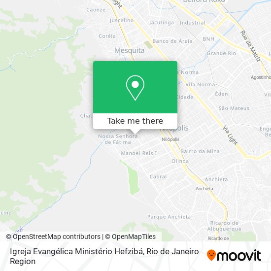 Igreja Evangélica Ministério Hefzibá map