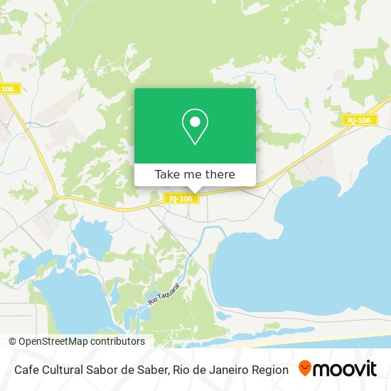 Mapa Cafe Cultural Sabor de Saber