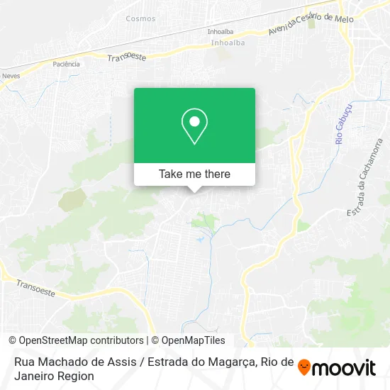 Rua Machado de Assis / Estrada do Magarça map