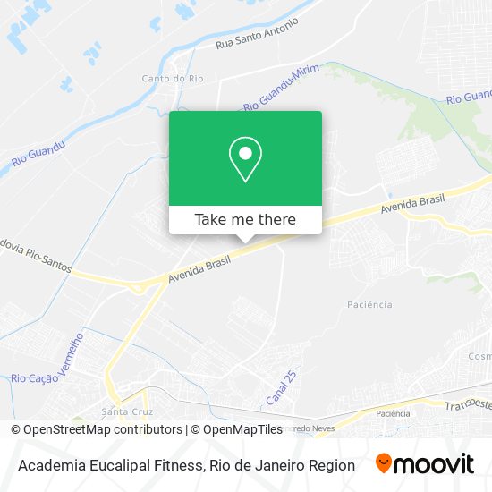 Academia Eucalipal Fitness map