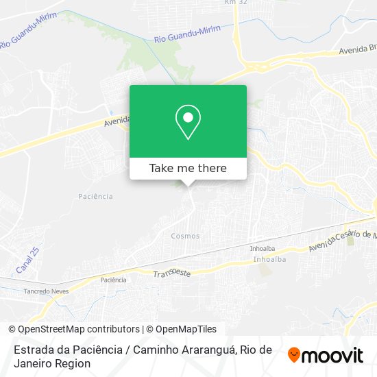 Estrada da Paciência / Caminho Araranguá map