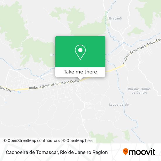 Cachoeira de Tomascar map