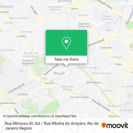 Rua Mimoso do Sul / Rua Ribeira do Amparo map
