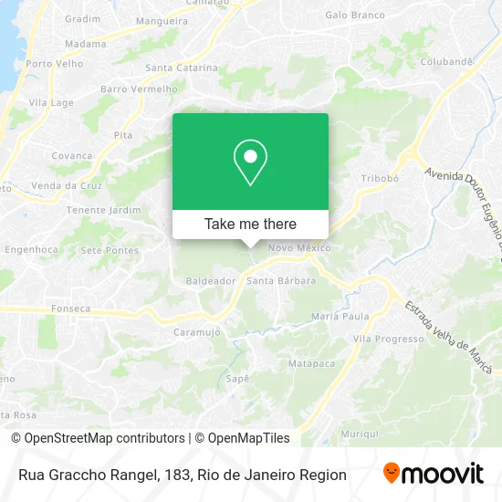 Rua Graccho Rangel, 183 map
