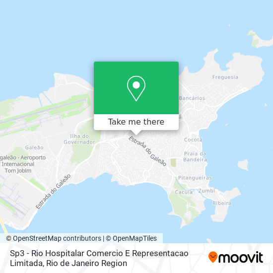 Sp3 - Rio Hospitalar Comercio E Representacao Limitada map