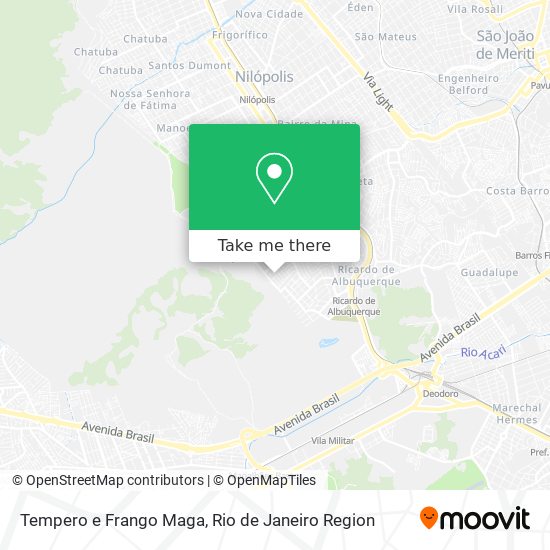 Tempero e Frango Maga map