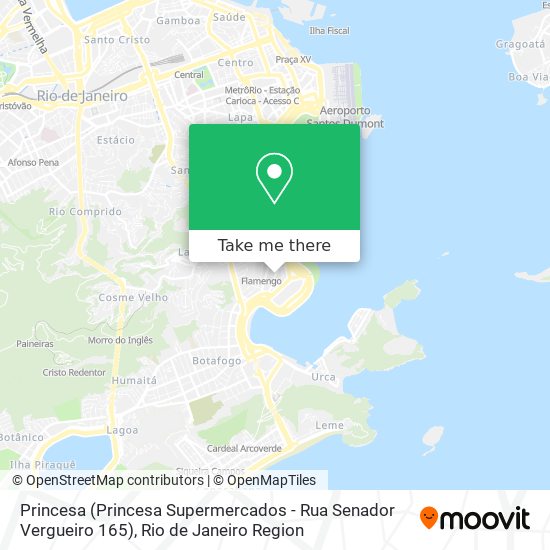 Princesa (Princesa Supermercados - Rua Senador Vergueiro 165) map