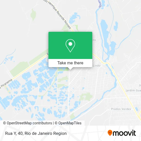 Rua Y, 40 map