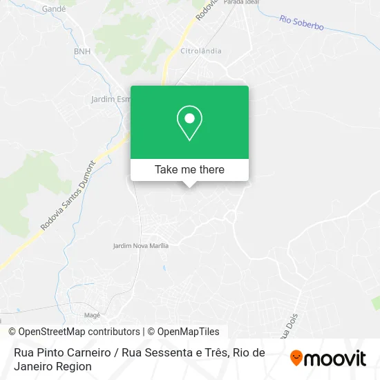 Rua Pinto Carneiro / Rua Sessenta e Três map