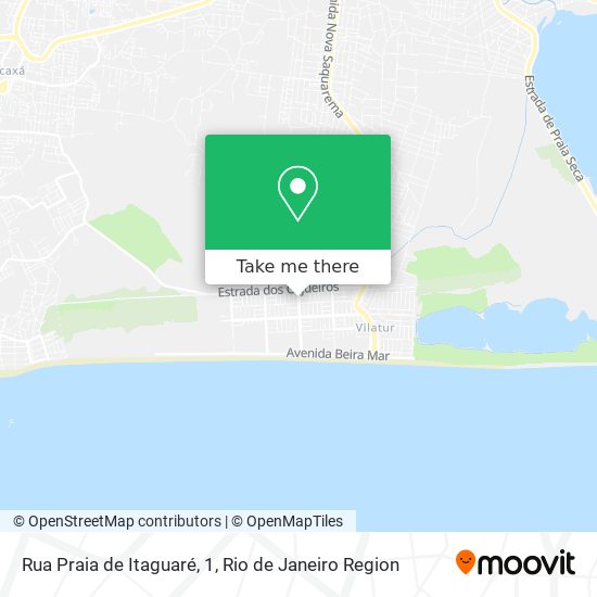 Rua Praia de Itaguaré, 1 map