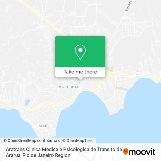 Aratrans Clinica Medica e Psicologica de Transito de Ararua map