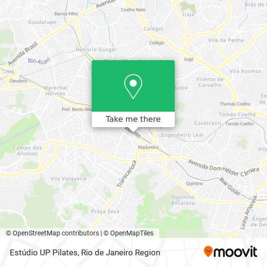 Estúdio UP Pilates map