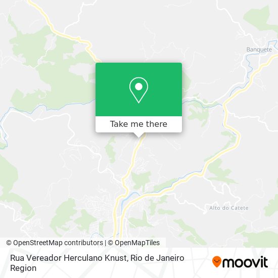 Mapa Rua Vereador Herculano Knust