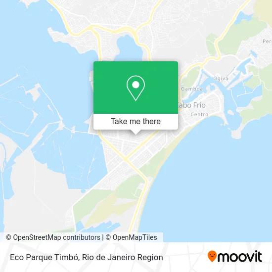 Eco Parque Timbó map