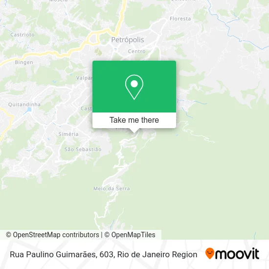 Rua Paulino Guimarães, 603 map