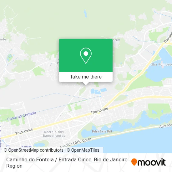 Caminho do Fontela / Entrada Cinco map