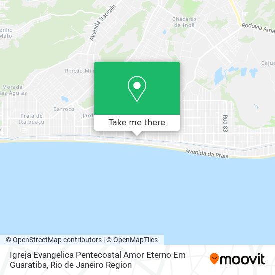 Mapa Igreja Evangelica Pentecostal Amor Eterno Em Guaratiba