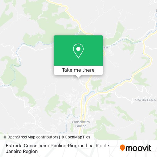 Estrada Conselheiro Paulino-Riograndina map