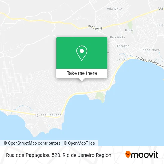 Rua dos Papagaios, 520 map