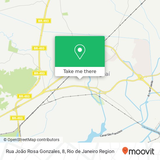 Mapa Rua João Rosa Gonzales, 8