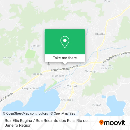 Rua Elis Regina / Rua Recanto dos Reis map