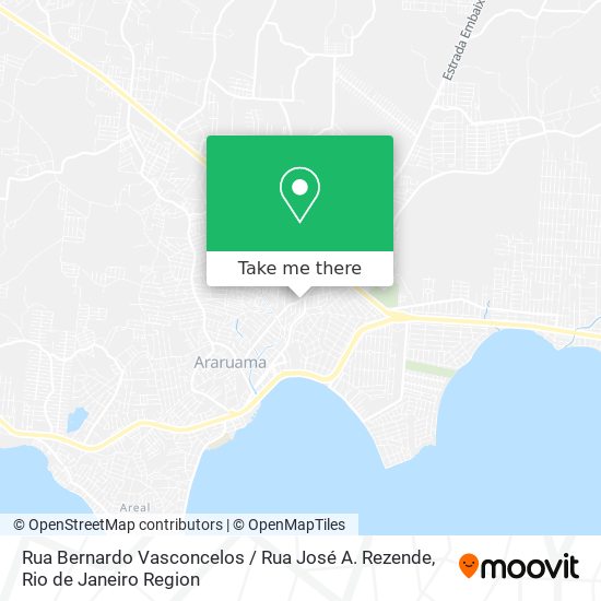 Rua Bernardo Vasconcelos / Rua José A. Rezende map