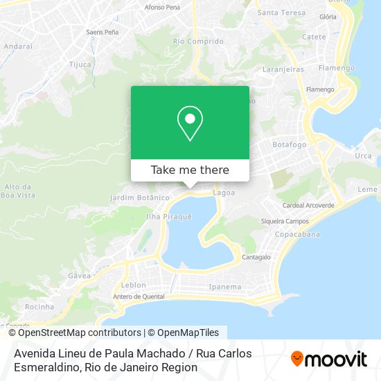 Avenida Lineu de Paula Machado / Rua Carlos Esmeraldino map