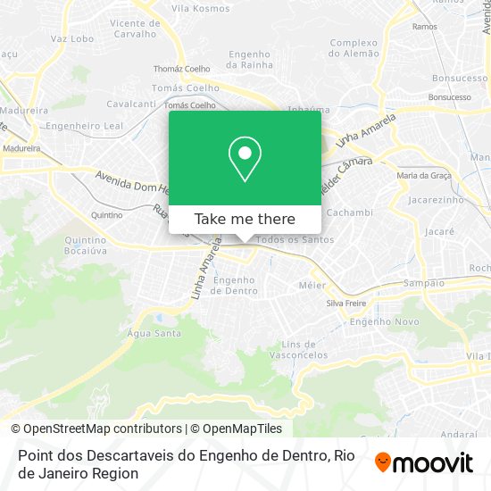 Point dos Descartaveis do Engenho de Dentro map