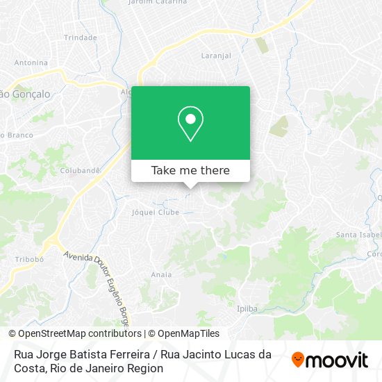 Rua Jorge Batista Ferreira / Rua Jacinto Lucas da Costa map