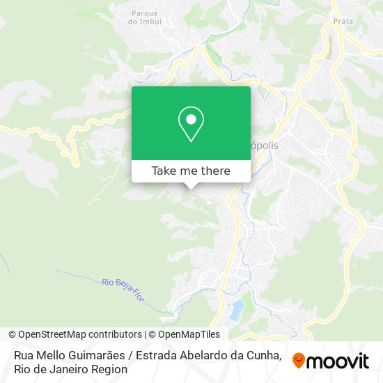 Rua Mello Guimarães / Estrada Abelardo da Cunha map