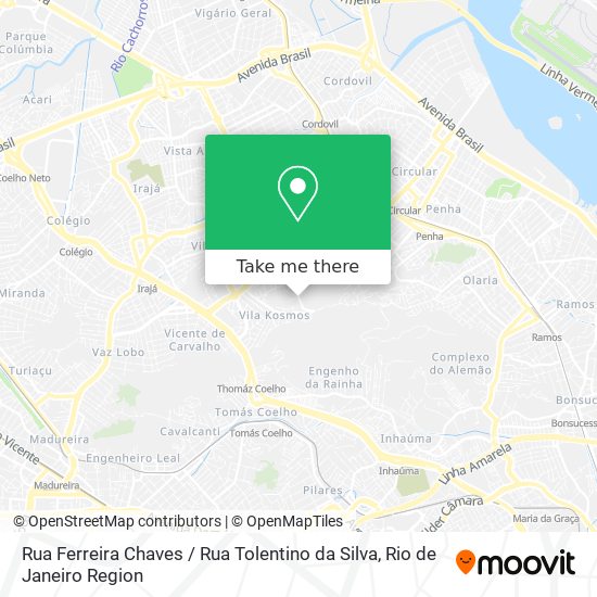 Rua Ferreira Chaves / Rua Tolentino da Silva map