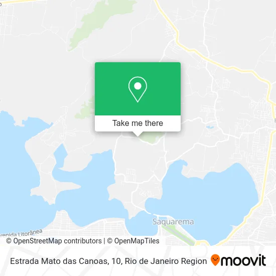 Estrada Mato das Canoas, 10 map