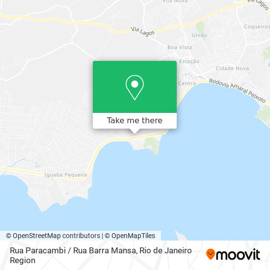 Rua Paracambi / Rua Barra Mansa map