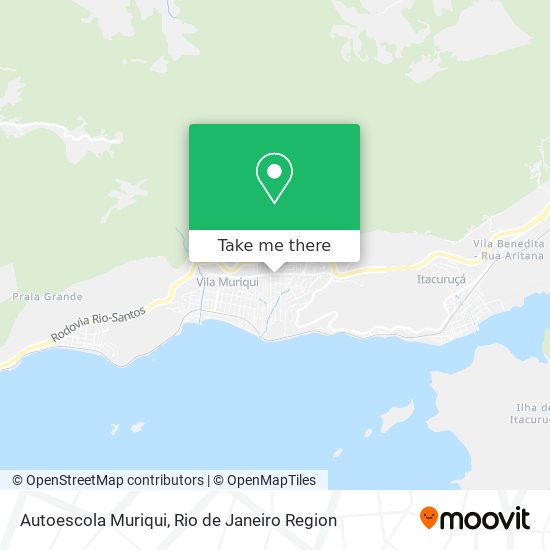 Autoescola Muriqui map
