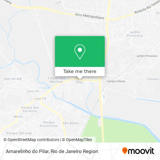 Amarelinho do Pilar map