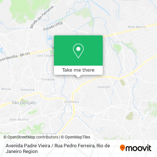 Avenida Padre Vieira / Rua Pedro Ferreira map