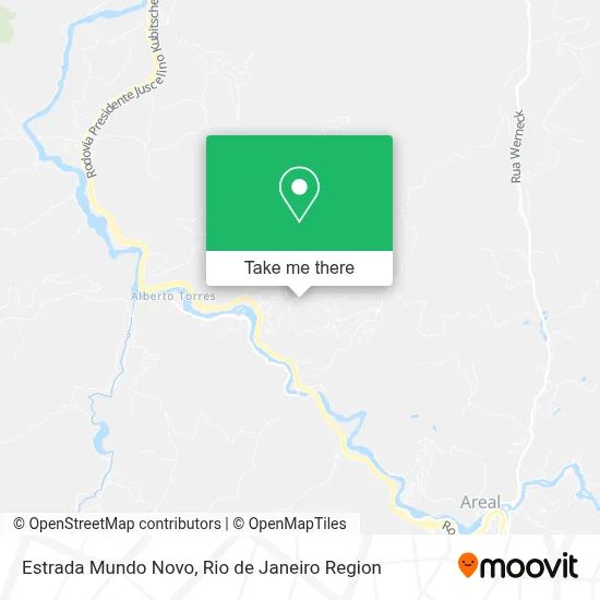 Estrada Mundo Novo map