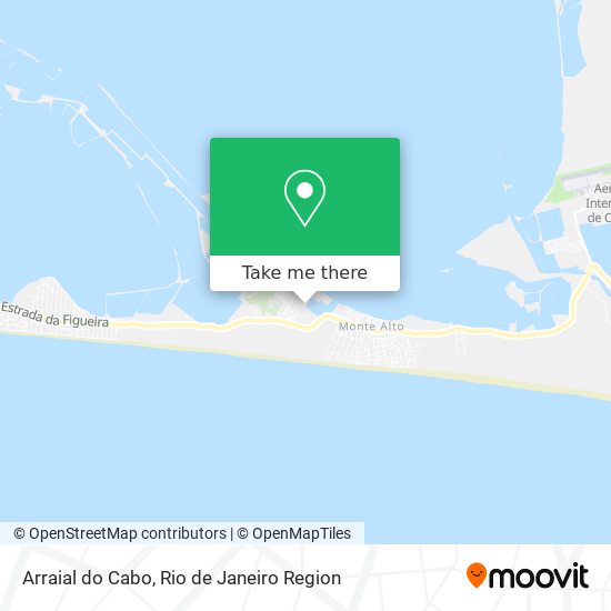 Arraial do Cabo map