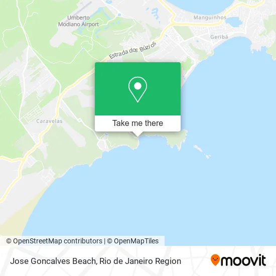Jose Goncalves Beach map
