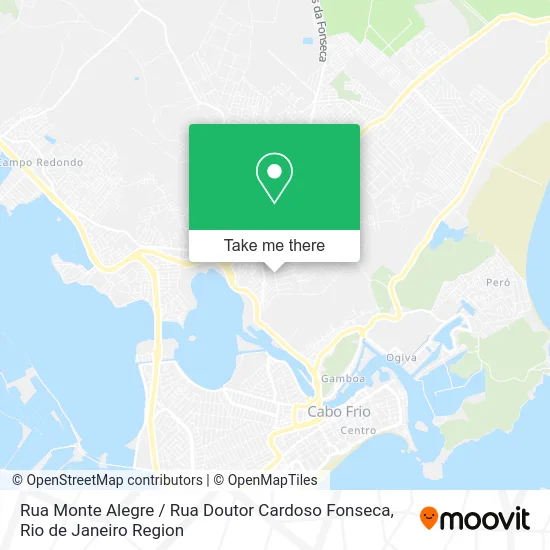 Rua Monte Alegre / Rua Doutor Cardoso Fonseca map