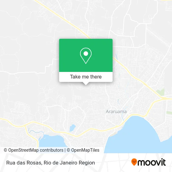 Rua das Rosas map