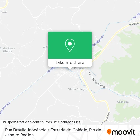 Rua Bráulio Inocêncio / Estrada do Colégio map