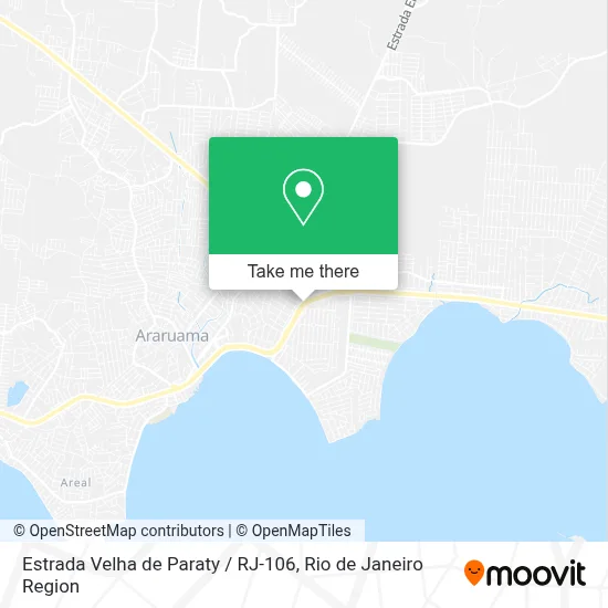 Estrada Velha de Paraty / RJ-106 map