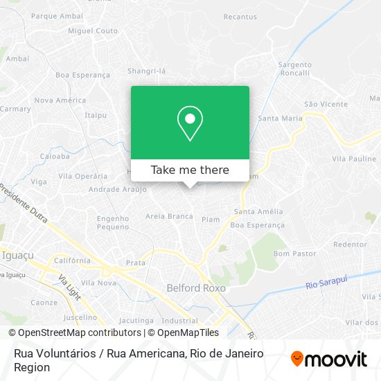 Rua Voluntários / Rua Americana map