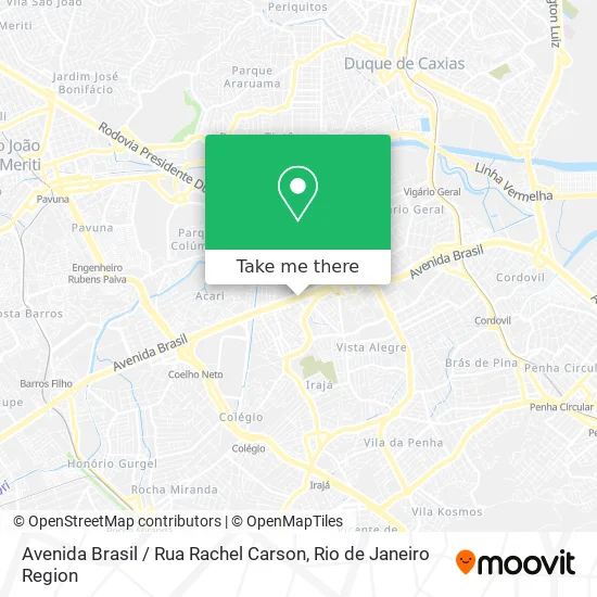 Avenida Brasil / Rua Rachel Carson map