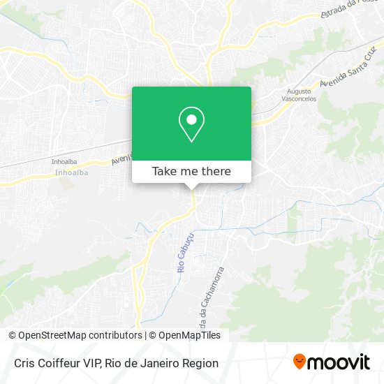 Cris Coiffeur VIP map