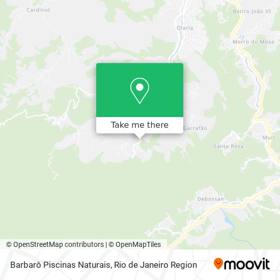 Barbarô Piscinas Naturais map
