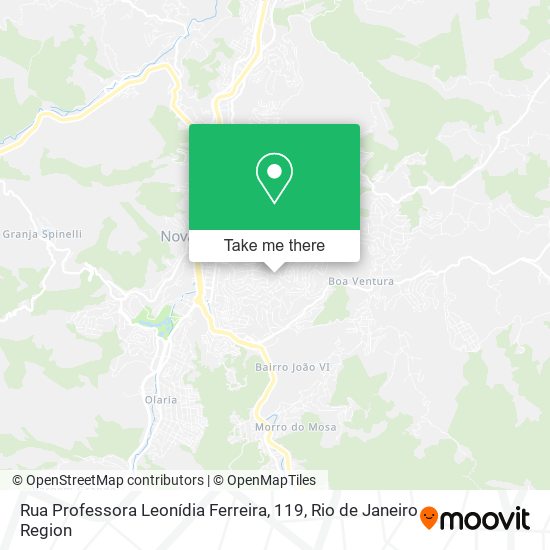 Rua Professora Leonídia Ferreira, 119 map