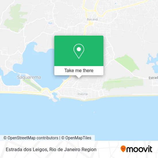 Estrada dos Leigos map